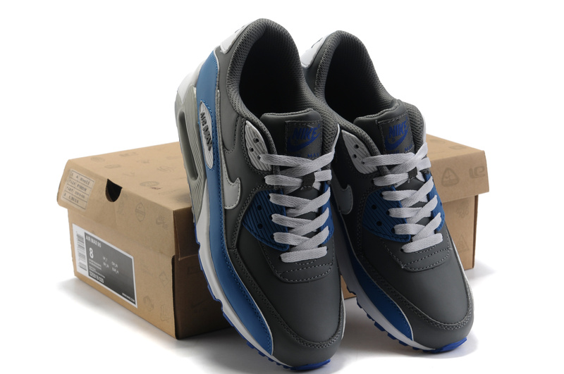 New Men\'S Nike Air Max Blue/Lightslategray/ White